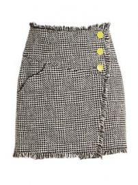 Monti Tweed Fringe Skirt at Saks Fifth Avenue